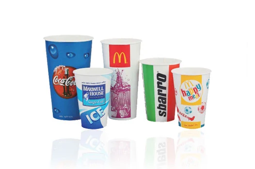 Paper cups sample from the FPD portfolio